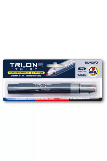 Marker permanentny 3 kolory 3w1 PENMATE TT8879