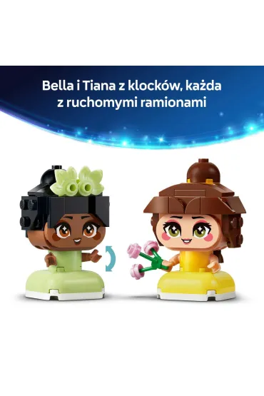 LEGO Disney Princess Ma�a Bella i Tiana z zamkiem 43291