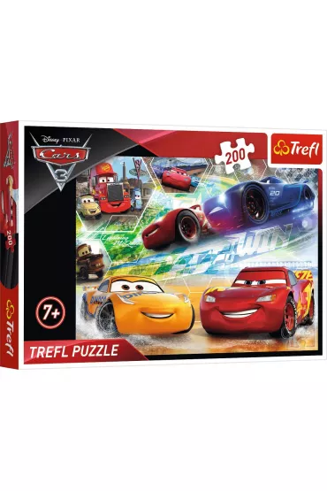 Puzzle 200 el. Droga do zwyci�stwa. Cars 3 Trefl