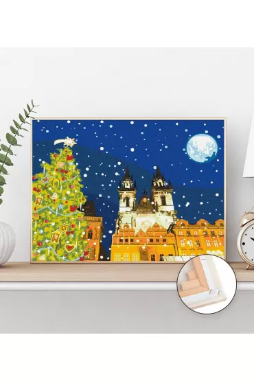 Twoje Hobby Malowanie po numerach - �wi�teczna Praga 40x50cm