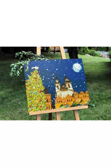 Twoje Hobby Malowanie po numerach - �wi�teczna Praga 40x50cm