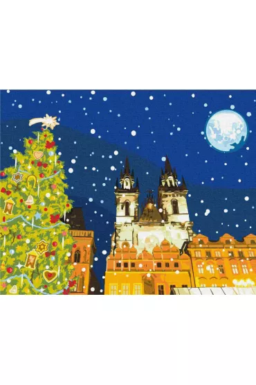 Twoje Hobby Malowanie po numerach - �wi�teczna Praga 40x50cm