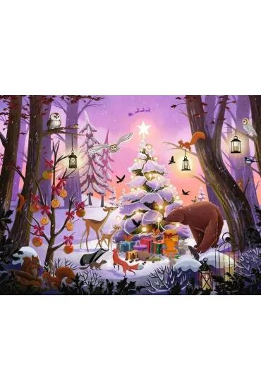 Puzzle 2000 el. 2D �wi�ta w lesie Ravensburger
