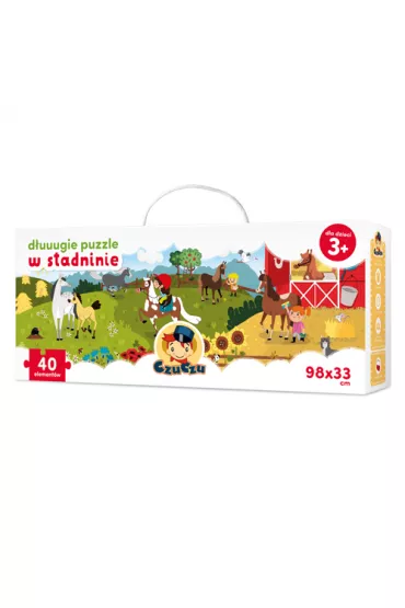 Puzzle 40 el. W stadninie Bright Junior Media