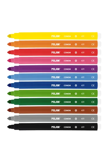 Milan Flamastry Conic 631 12 szt.