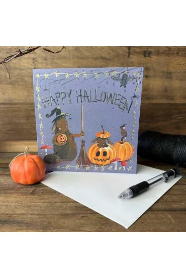 Alex Clark Karnet Halloween kwadrat Kr�liki i dynie