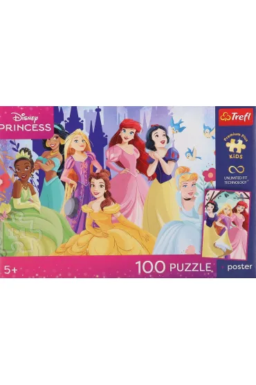 Puzzle 100el relaks z ksi�niczkami TREFL 16554