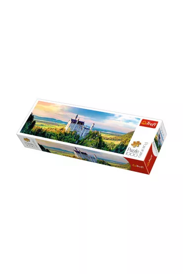 Puzzle 1000 el. Panorama Zamek Neuschwanstein 29028 Trefl