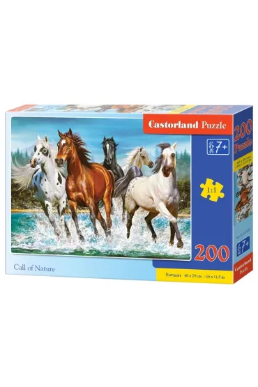 Puzzle 200 el. Call of Nature Castorland
