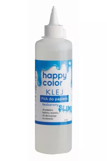 Happy Color Klej do papieru PVA, 250g, butelka 250 g