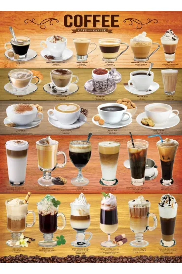 Puzzle 1000 el. Coffee Eurographics