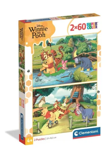 Puzzle 2x60 Winnie The Pooh 100 Clementoni