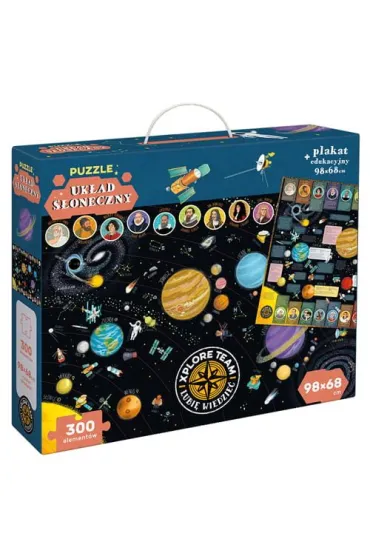 Puzzle 300 el. Uk�ad s�oneczny Bright Junior Media