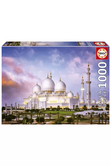 Puzzle 1000 el. Wielki Meczet Szejka Zajida / Zjednoczone Emiraty Arabskie Educa