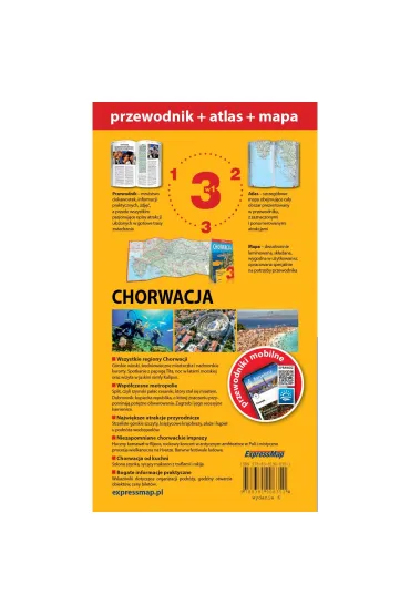 Chorwacja. Przewodnik 3w1 - Ewelina Szeratics