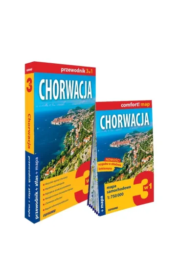 Chorwacja. Przewodnik 3w1 - Ewelina Szeratics