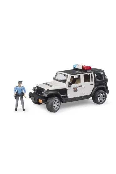 Jeep Wrangler Unlimited Rubicon  policyjny z figurk� policjanta BRUDER BR-02526