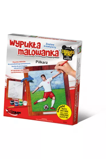 Wypuk�a malowanka Sport - Pi�karz Mirage Hobby