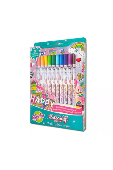 Stnux Markery do tekstyli�w STN 5843 12 kolor�w