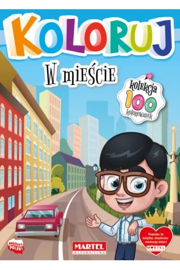 W mie�cie. Koloruj