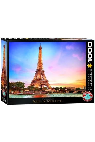 Puzzle 1000 el. Wie�a Eiffla Eurographics
