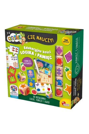 Lisciani Carotina ci� nauczy Edukacyjne ko�ci Logika i Pami�� 304-PL114191