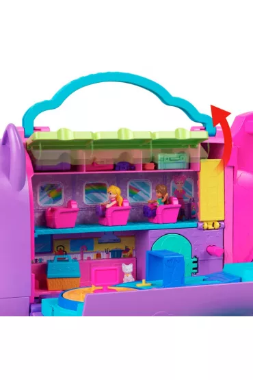 Polly Pocket. Kotolot Koci Samolot Mattel