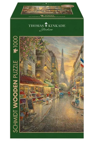 Puzzle 1000 el. Thomas Kinkade Malowniczy Pary� Schmidt - Thomas  Kinkade