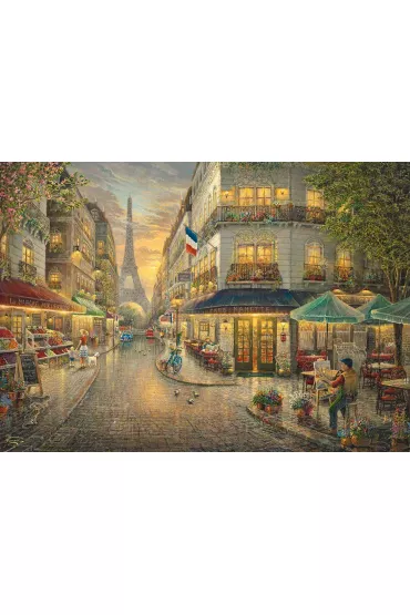 Puzzle 1000 el. Thomas Kinkade Malowniczy Pary� Schmidt - Thomas  Kinkade