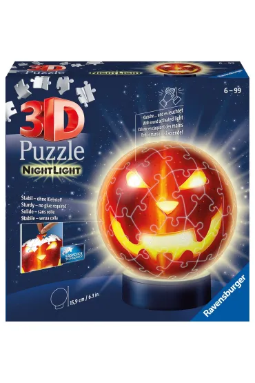 Puzzle 72 el. 3D Dynia �wiec�ca w ciemno�ci Ravensburger