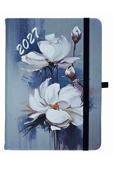 Kalendarz Hip hop 2027 B6 tygodniowy magnolia