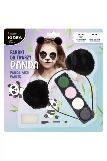 Derform Farbki do twarzy - Zestaw z opask� Panda