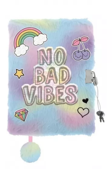 St. Majewski Pami�tnik z k��dk� A5 w�ochacz My Little Friend Good vibes 96 kartek