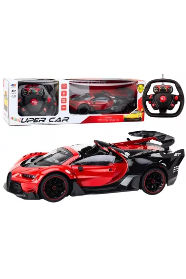 Samoch�d sportowy RC 1:12 czerwony LeanToys