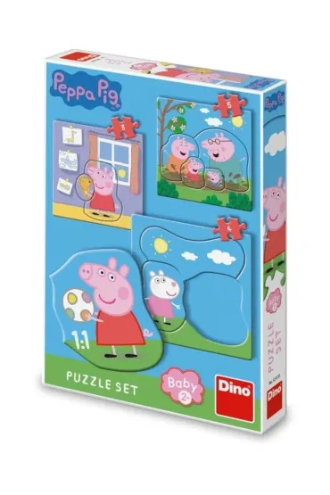 Puzzle Baby 3w1 �winka Peppa Dino Toys
