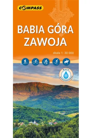 Zawoja. Babia G�ra mapa laminowana skala 1 : 30 000