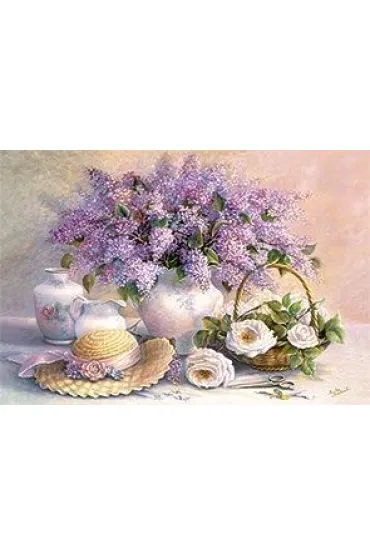 Puzzle 1000 el. Dzie� kwiat�w Castorland