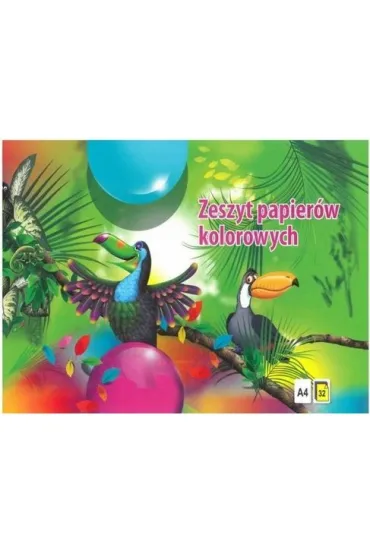 Kreska Zeszyt papier�w kolorowych A4-32