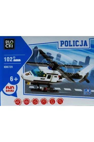 Klocki Policja Blocki 102elem. 6+ (KB6729)