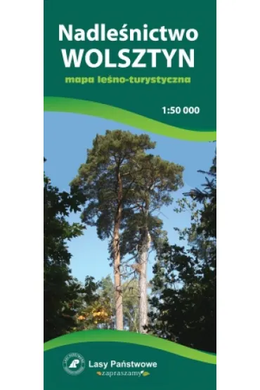 Nadle�nictwo Wolsztyn mapa le�no-turystyczna 1:50 000
