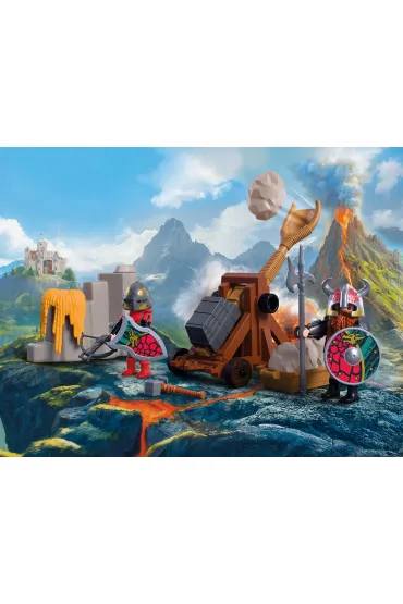 Playmobil Knights Katapulta rycerza herbu Lew 72117