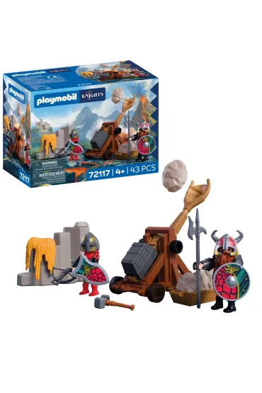 Playmobil Knights Katapulta rycerza herbu Lew 72117