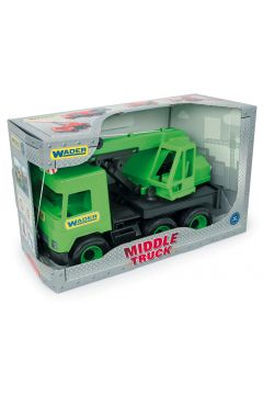 Dwig zielony 38 cm Middle Truck w kartonie Wader
