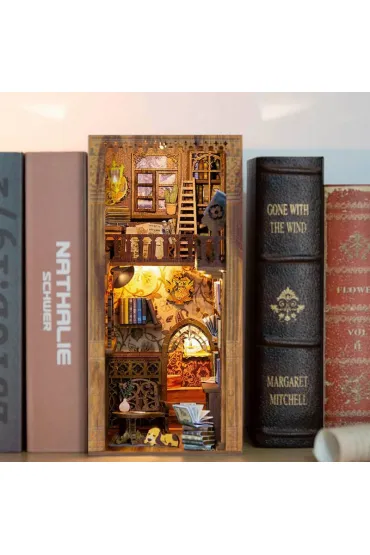 Puzzle Miniaturowy domek Book Nook Klimatyczna ksi�garnia Habarri