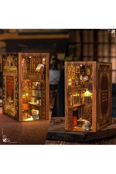 Puzzle Miniaturowy domek Book Nook Klimatyczna ksi�garnia Habarri
