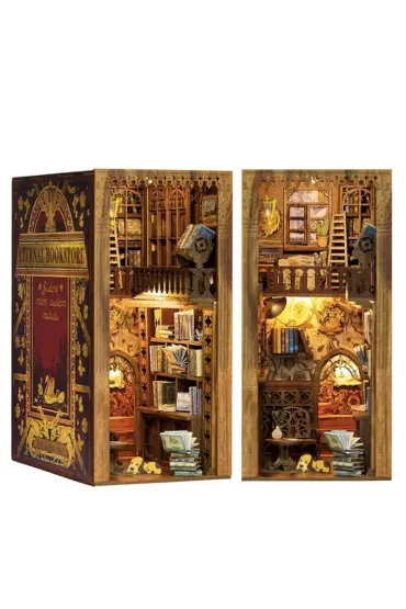 Puzzle Miniaturowy domek Book Nook Klimatyczna ksi�garnia Habarri