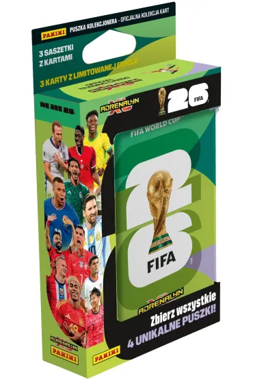 Fifa World Cup 2026 Adrenalyn XL Mini puszka Panini