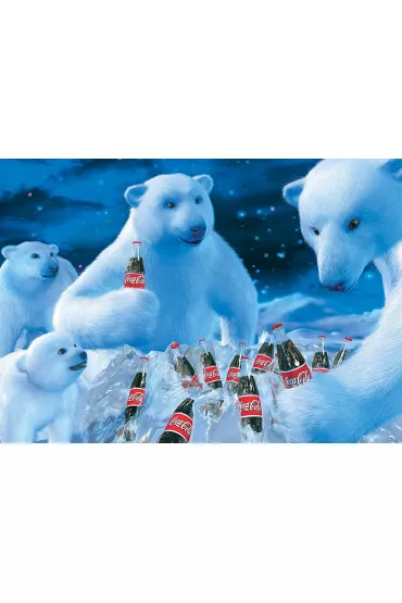 Puzzle 1000 el. Coca-Cola. Nied�wiedzie polarne Schmidt