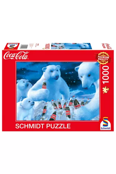 Puzzle 1000 el. Coca-Cola. Nied�wiedzie polarne Schmidt