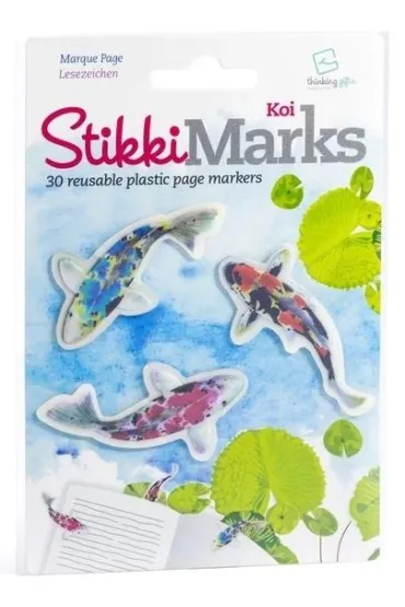 Thinking Gifts StikkiMarks. Zak�adki ryby Koi znaczniki 30 szt.